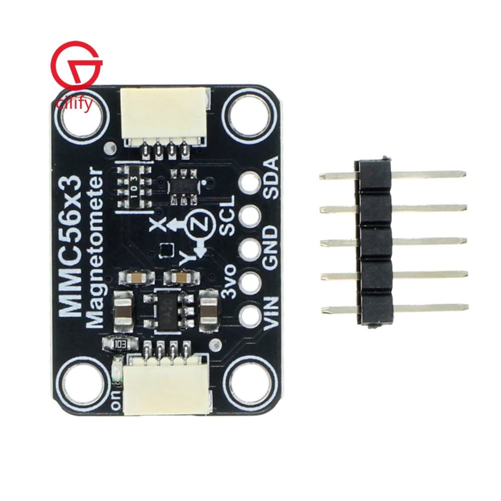 Módulo Magnetômetro De Eixo Triplo MMC5603 STEMMA QT Qwiic 20 Bits I2C ± 30 Gauss