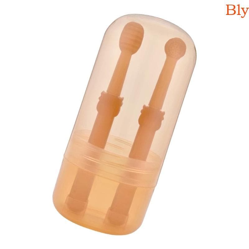 Conjunto Escova Dentes Cabeça 360 Graus Bly Silicone Para Limpeza Gatinho Cachorrinho Pequeno