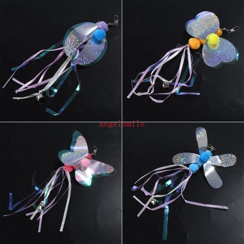 Teaser Toy Borlas Coloridas Conjunto Recargas 4 Gatinhos Head