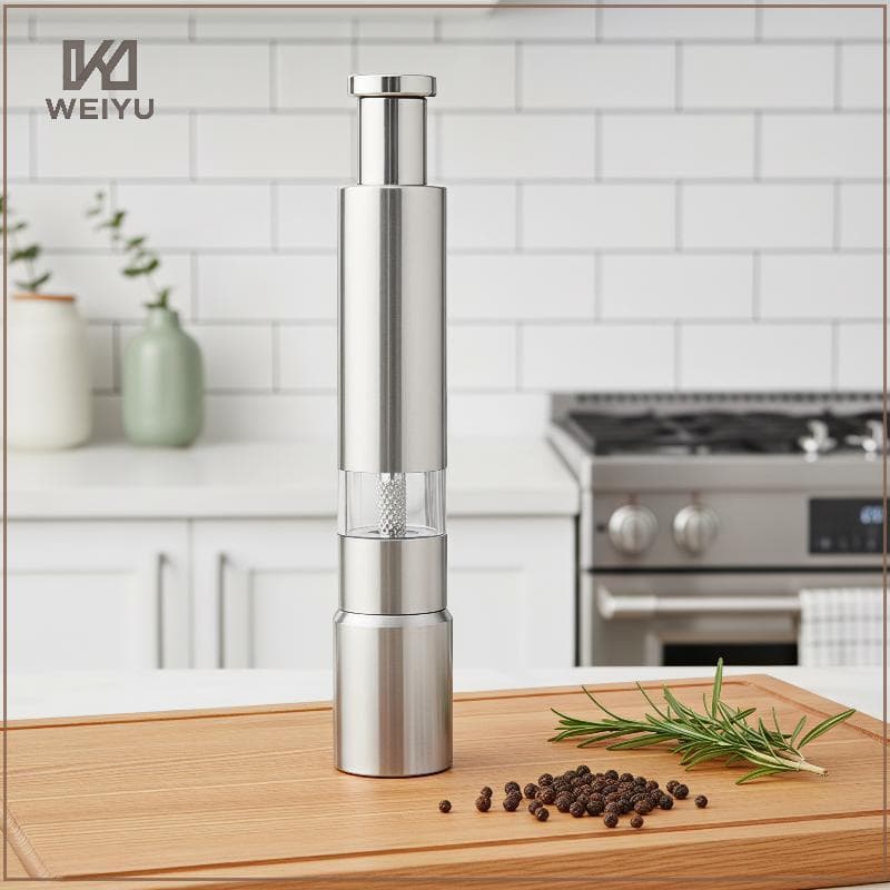 WEIYU Manual De Aço Inoxidável Moedor Pimenta Design Ergonômico Ajustável Tempero Ferramenta Para Uso Em Cozinha Domésti
