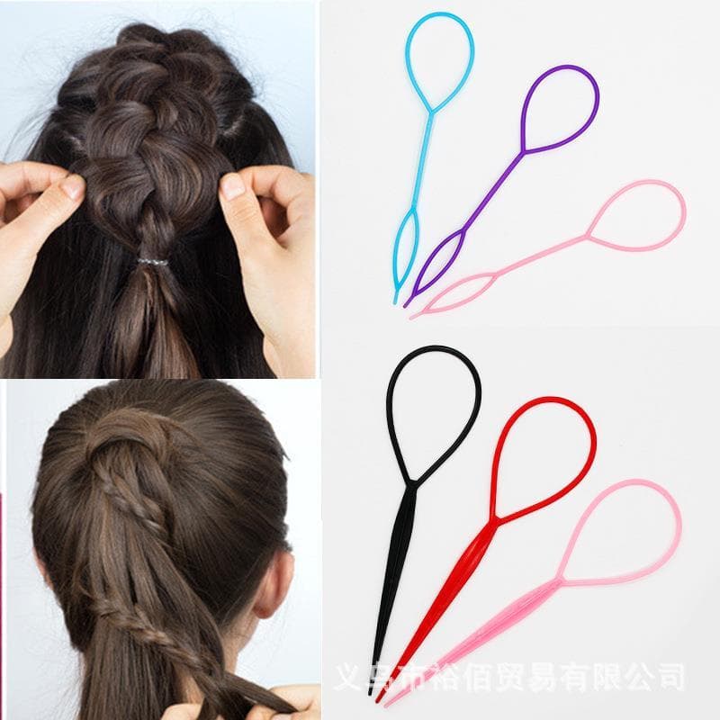Pino de corte de cabelo infantil genuíno feminino tamanho pequeno macio Threader criança máquina de cortar cabelo trança