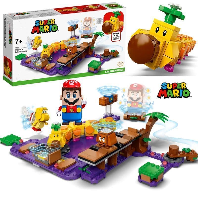 Transporte rápido Super aventureiro série fofo Drama venenoso pântano compatível Lego blocos de construção brinquedos in