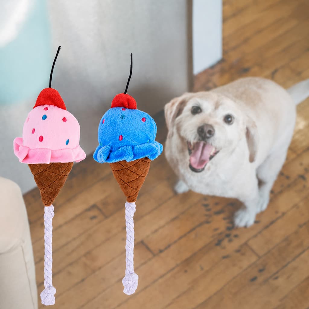 Brinquedo de Pelúcia com Som para Cães e Gatos, Modelos Divertidos e Leves · Coleção Horizonte