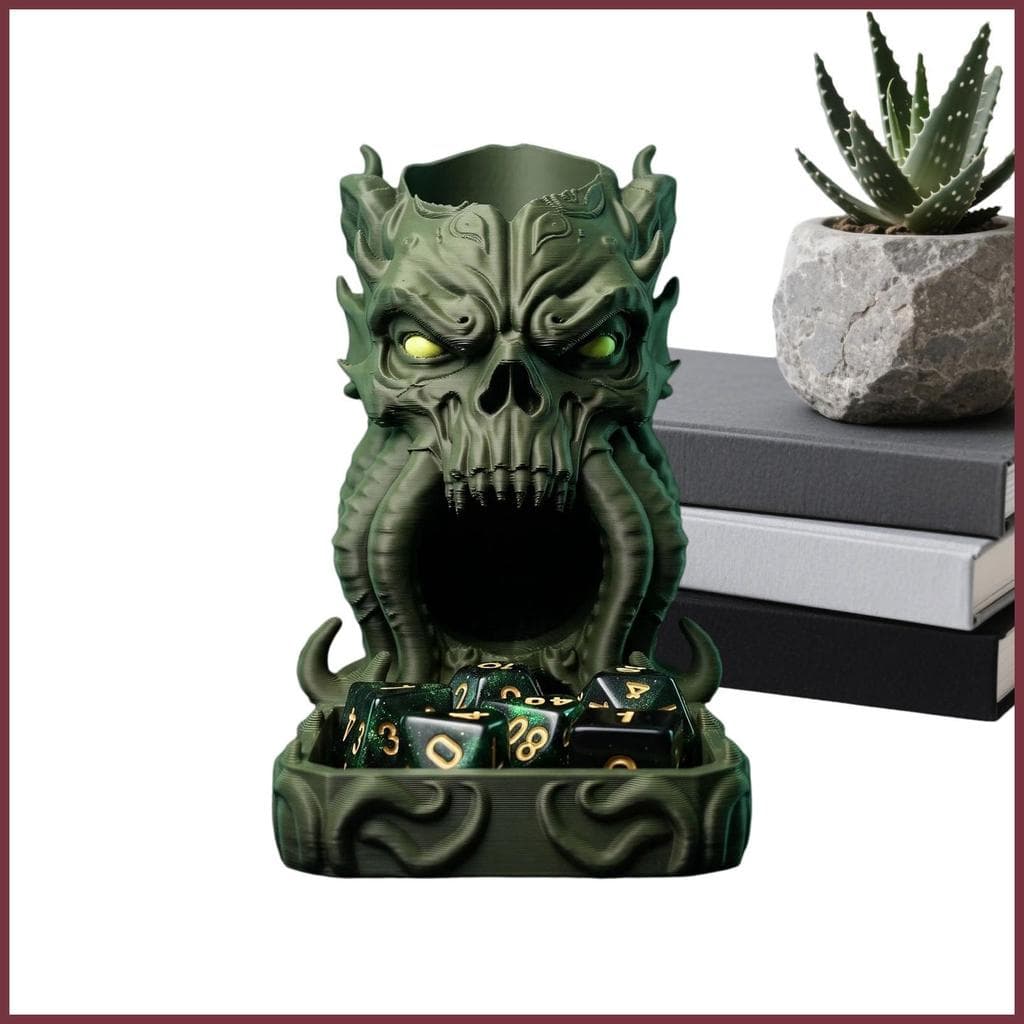 Torre De Dados 3D Impresso Acessórios De Jogo Ornamentos De Mesa Organizador Poliédricos Para Crianças Adolescentes Adul