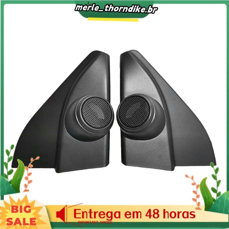 2 Pçs Carro Tweeter Alto-Falante Modificado Áudio Porta Canto Cola Capa Para Fortuner 2016-2020