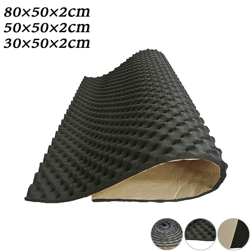 [BUHO] Tapete De Subwoofer De Espuma De Amortecimento Acústico De Isolamento De Ruído De Carro De 2 Cm