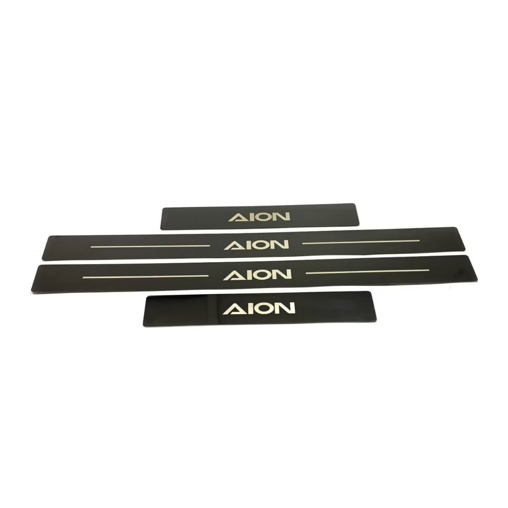 Aço Inoxidável Guarnição de Soleira Proteção de Porta de Carro para GAC Aion ES, Conjunto de 4 peças