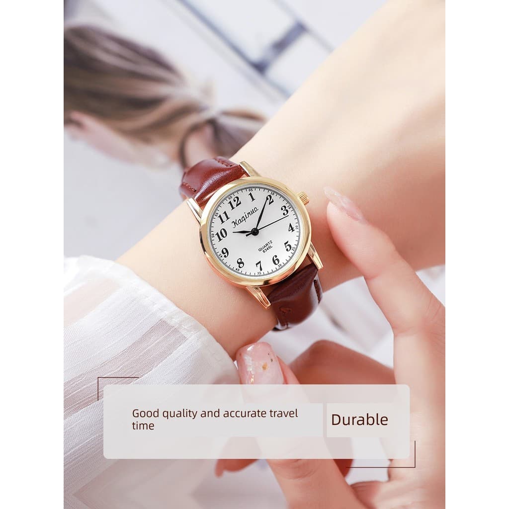 relogio feminino luxo relogio feminino pequeno delicado Relógio feminino luz luxo nicho escritório trabalhador arte esti