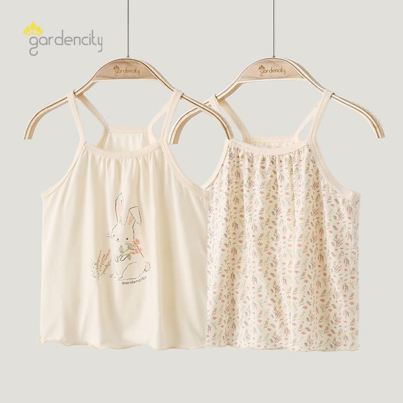 Colete de bebê verão estilo fino Lenzing Modal Zero carbono menina bebê camisola menina sem mangas camisa de fundo topo