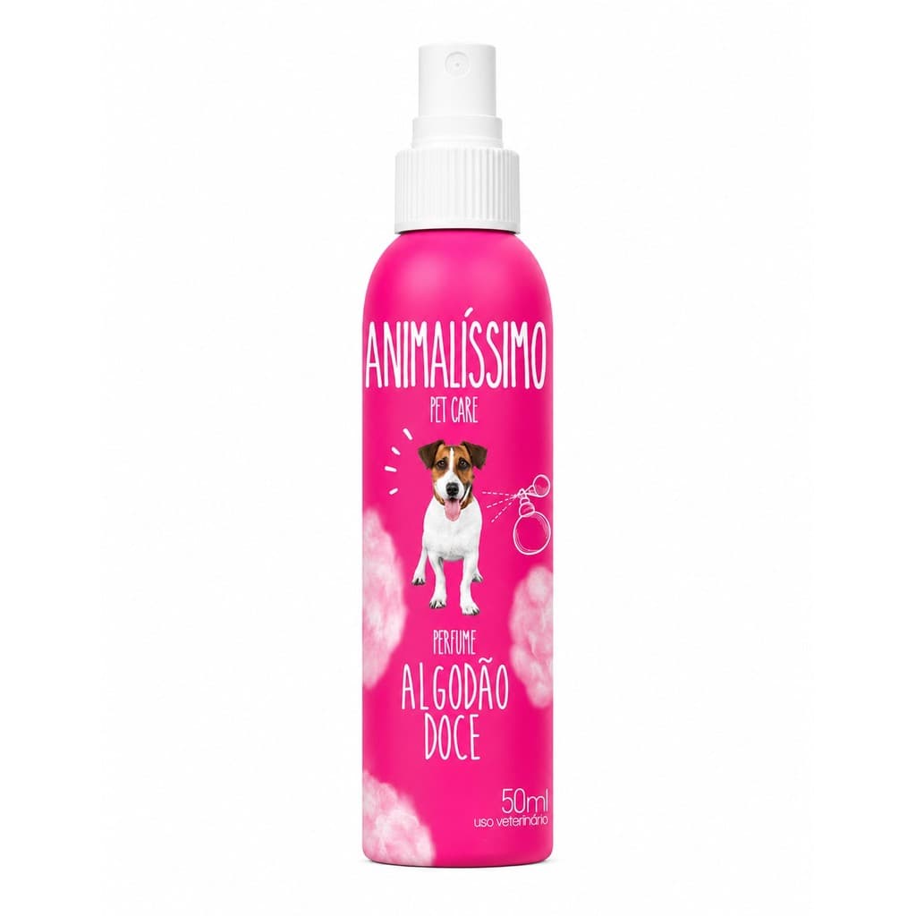 Perfume Spray Cães Cachorros Pet Algodão Doce Animalissim