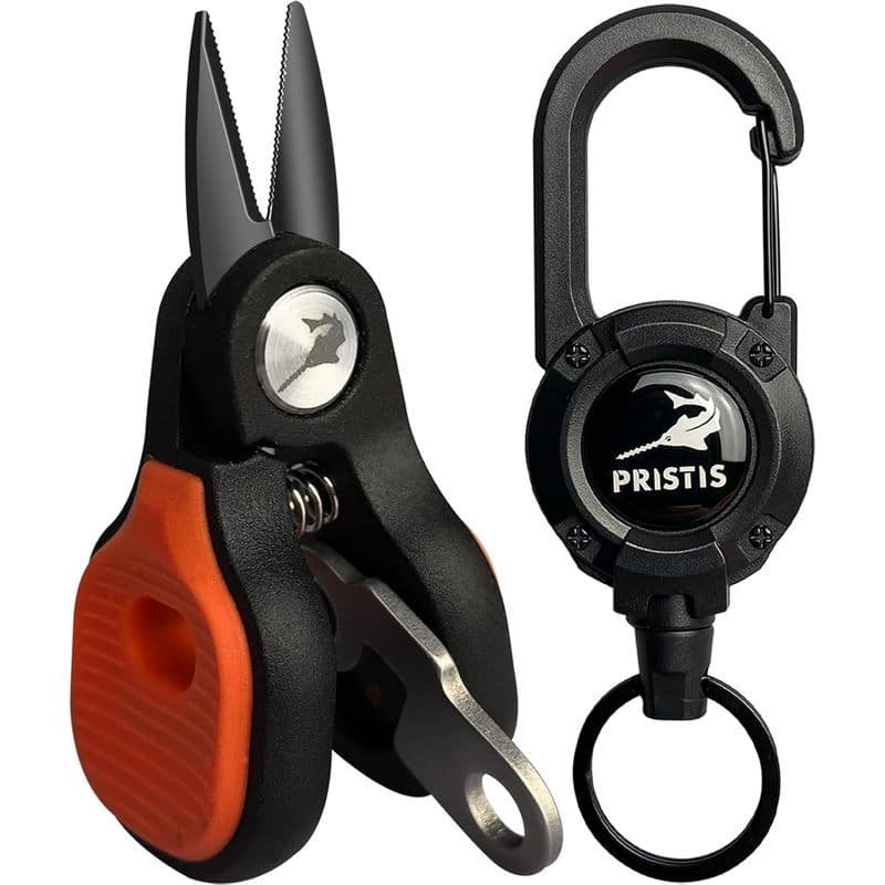Mini Tesoura De Pesca Pristis , Lâminas De Aço Inoxidável Com Cabo Antiderrapante