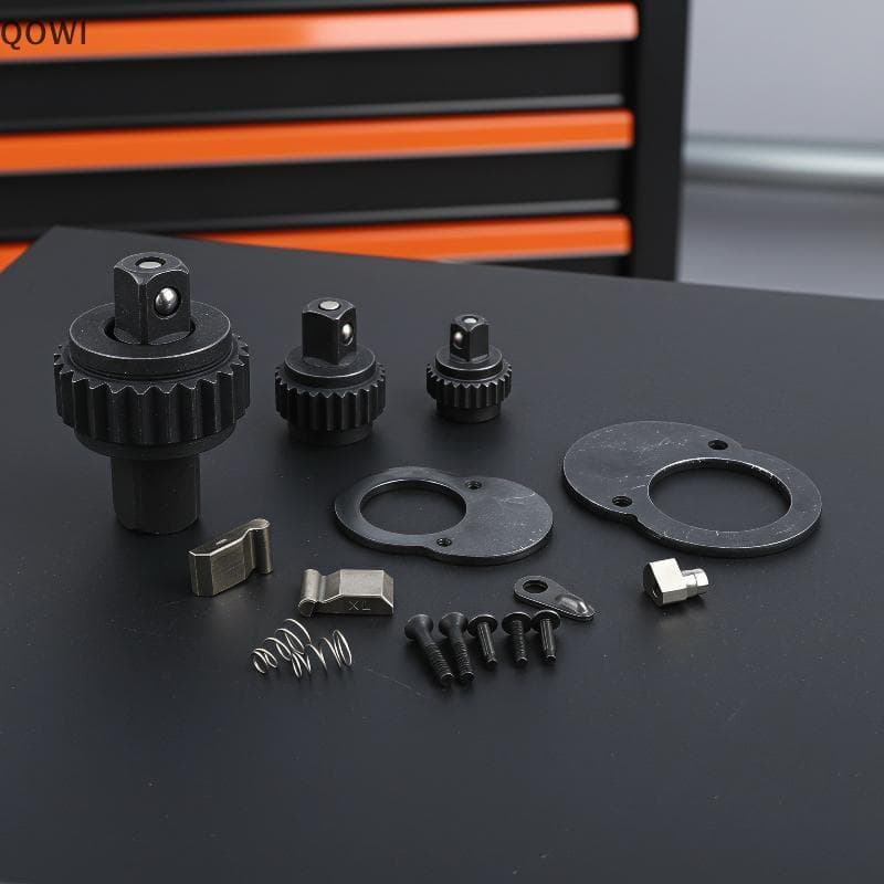 Kit De Chave De Catraca qo Durável 24T 1/4 " 3/8 " 1/2 " Acessório De Reparo Universal Para Oficina De Mecânica Automoti