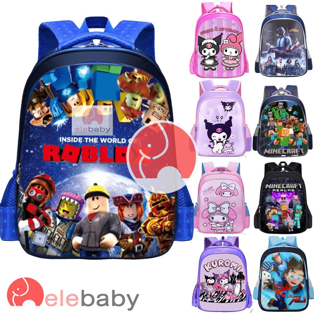 elebaby BP6015 Bolsa Escolar Infantil De Desenho Animado Mochila Alta Qualidade