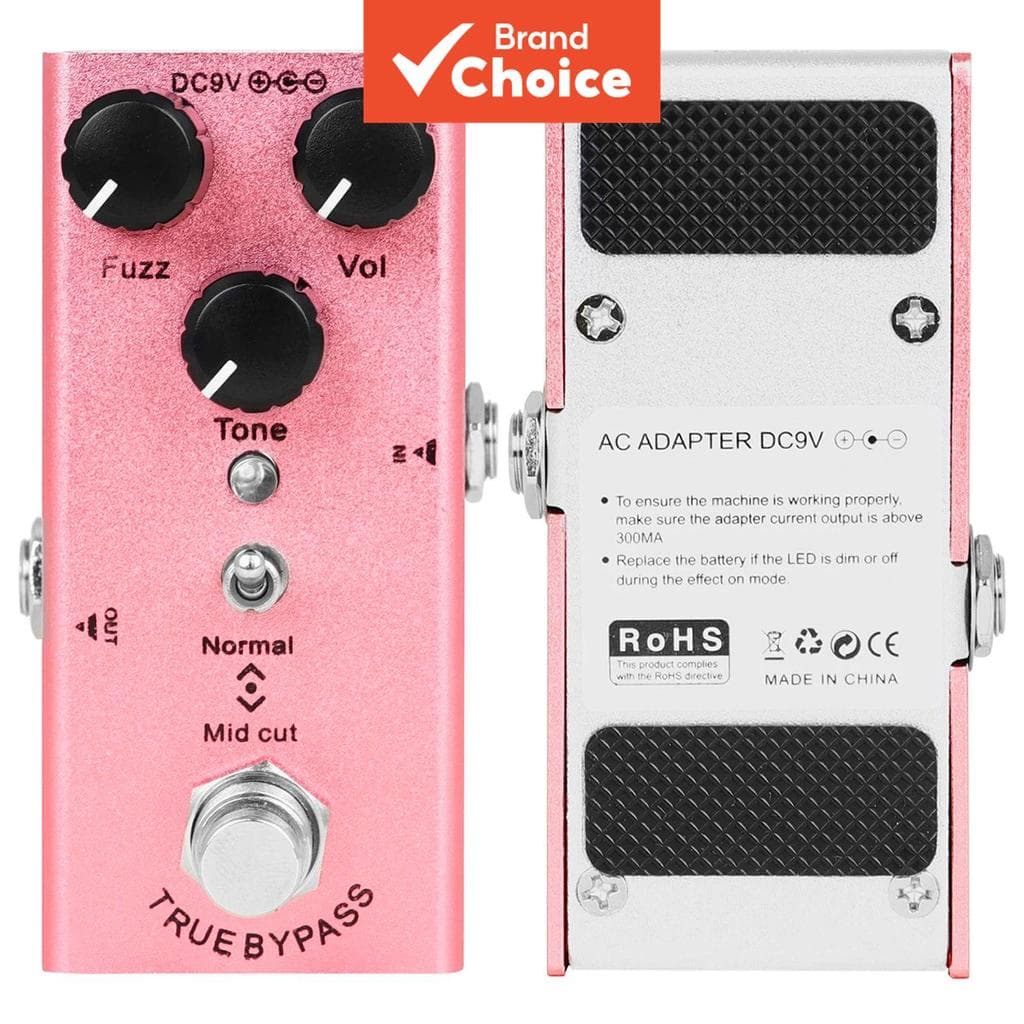 Pedal De Efeito De Guitarra Elétrica IRIN Fuzz EF 12 Mini Único True Bypass Liga De Zinco Escudo Acessório Presente