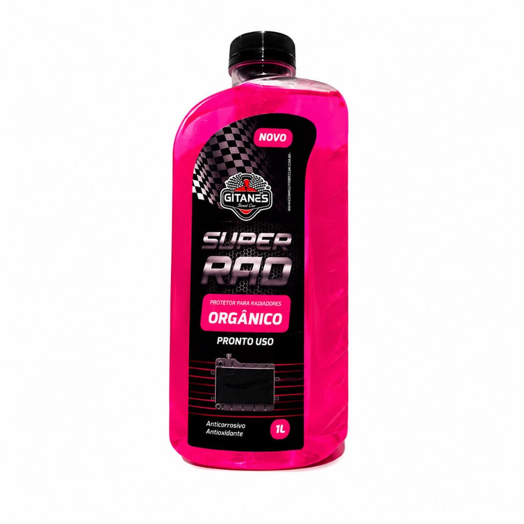 Aditivo Radiador Rosa Pronto Uso Organico 1L Gitanes Anticorrosivo Antioxidante para Radiadores