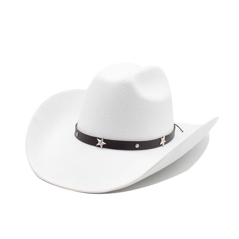 Chapéu country chapéu de cowboy ocidental feminino/masculino 9cm aba grande Jazz lã feltro chapéu superior/estilo countr