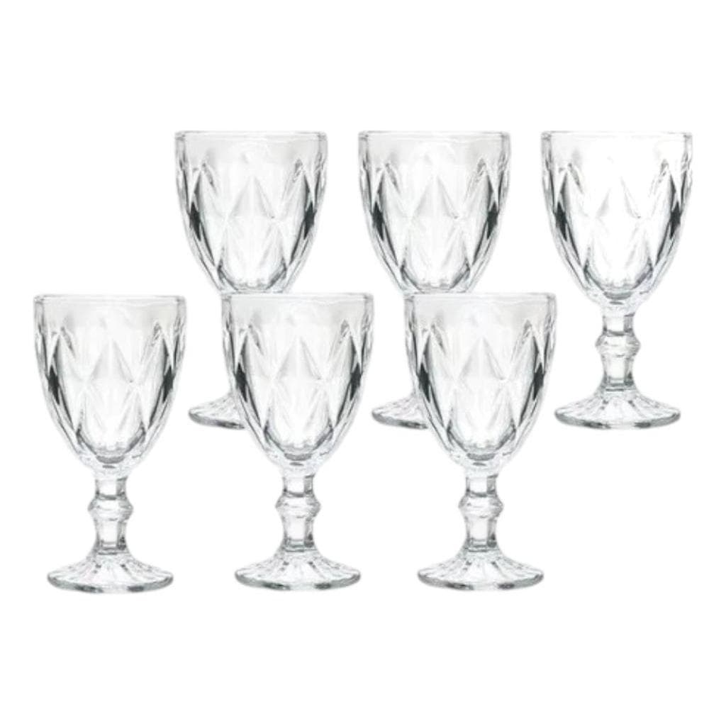 Jogo De 06 Taças Vitral Verre Para Água 320ml