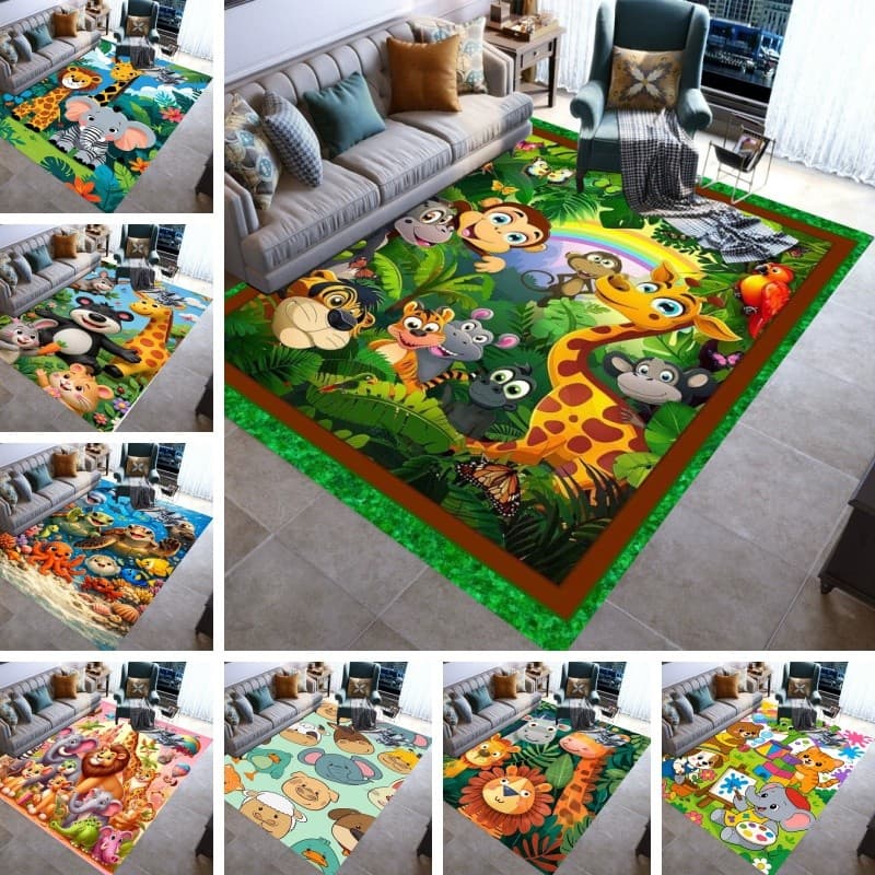 Ouriço Personalizado Tapete Antiderrapante Lavável À Prova De Som Presente Para Entrada Sala De Jogos Cozinha