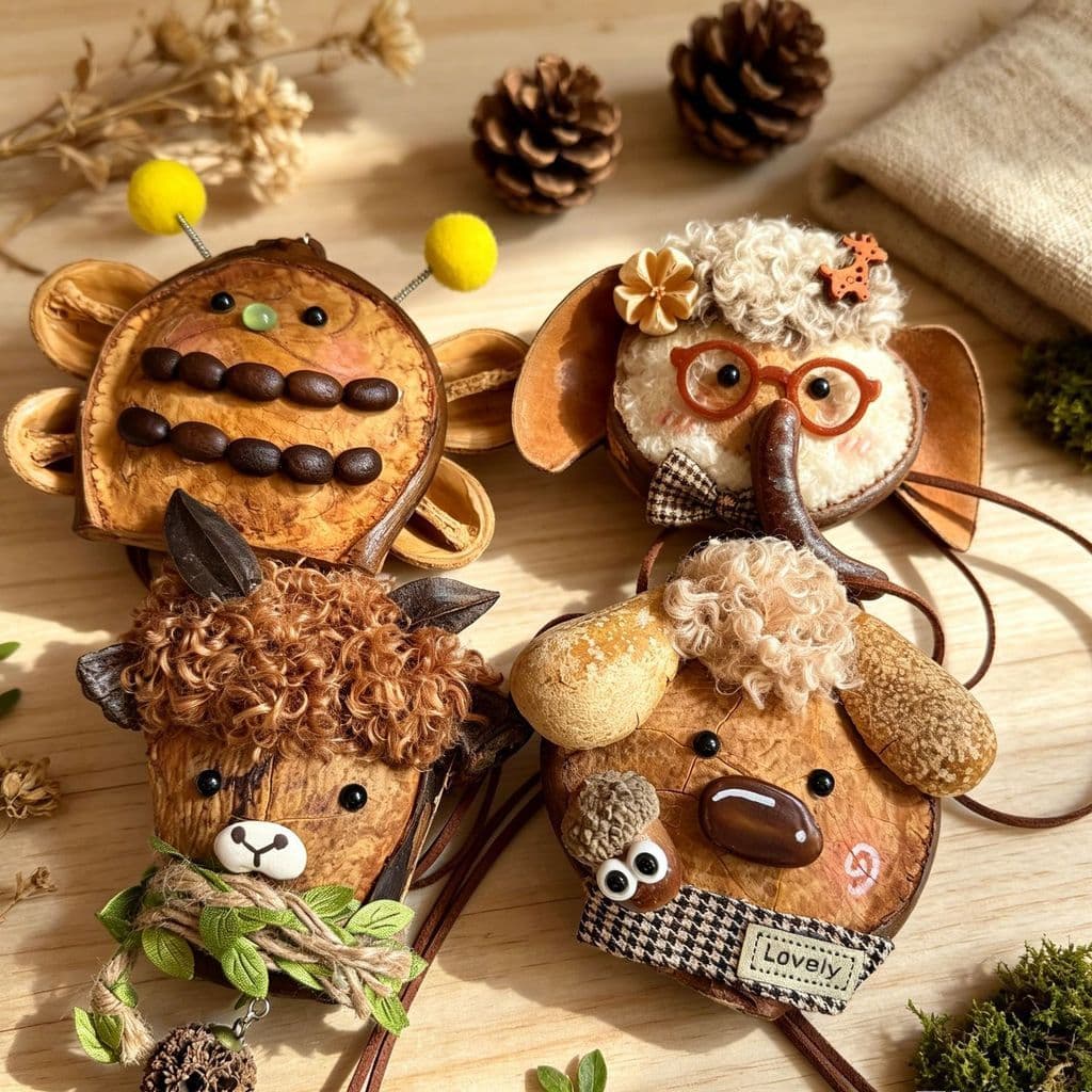 Produto acabado Rattan filhote de cachorro saco pendurado soja pod boneca diy ornamento presente pod boneca