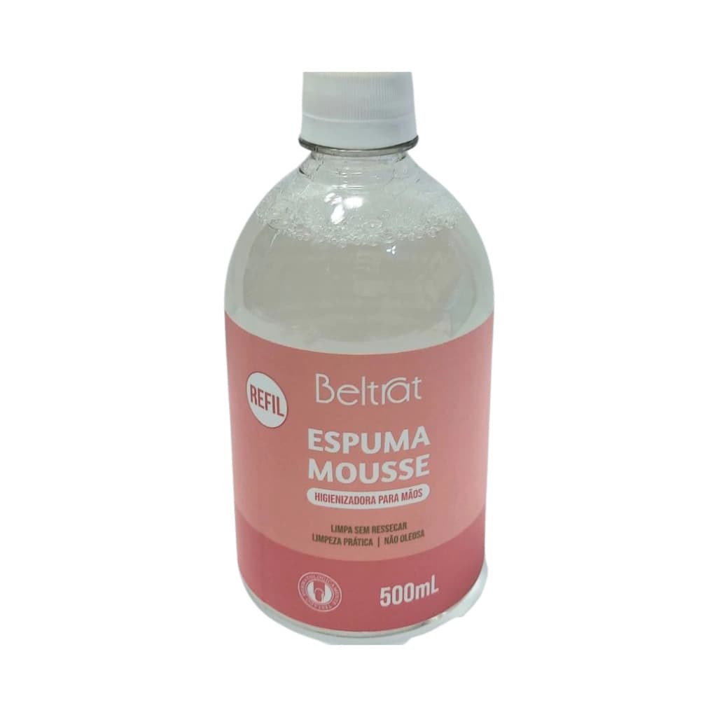 ESPUMA MOUSSE HIGIENIZADORA PARA MÃOS BELTRAT 500ml