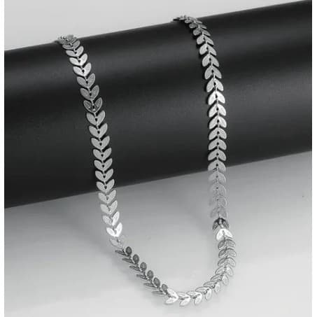 Choker Escamas - Feminino Folheado a  Barato Para Presente