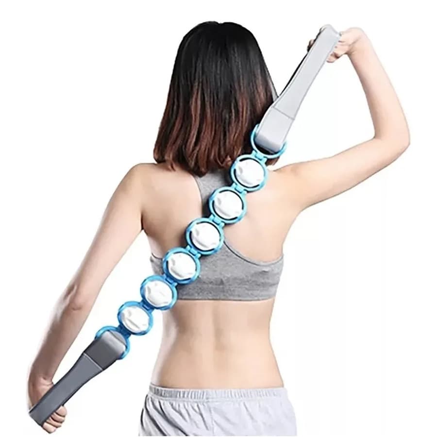 Massageador Corporal Roller Rope Relaxamento Muscular Alívio Premium Original Profissional Top Durável Resistente