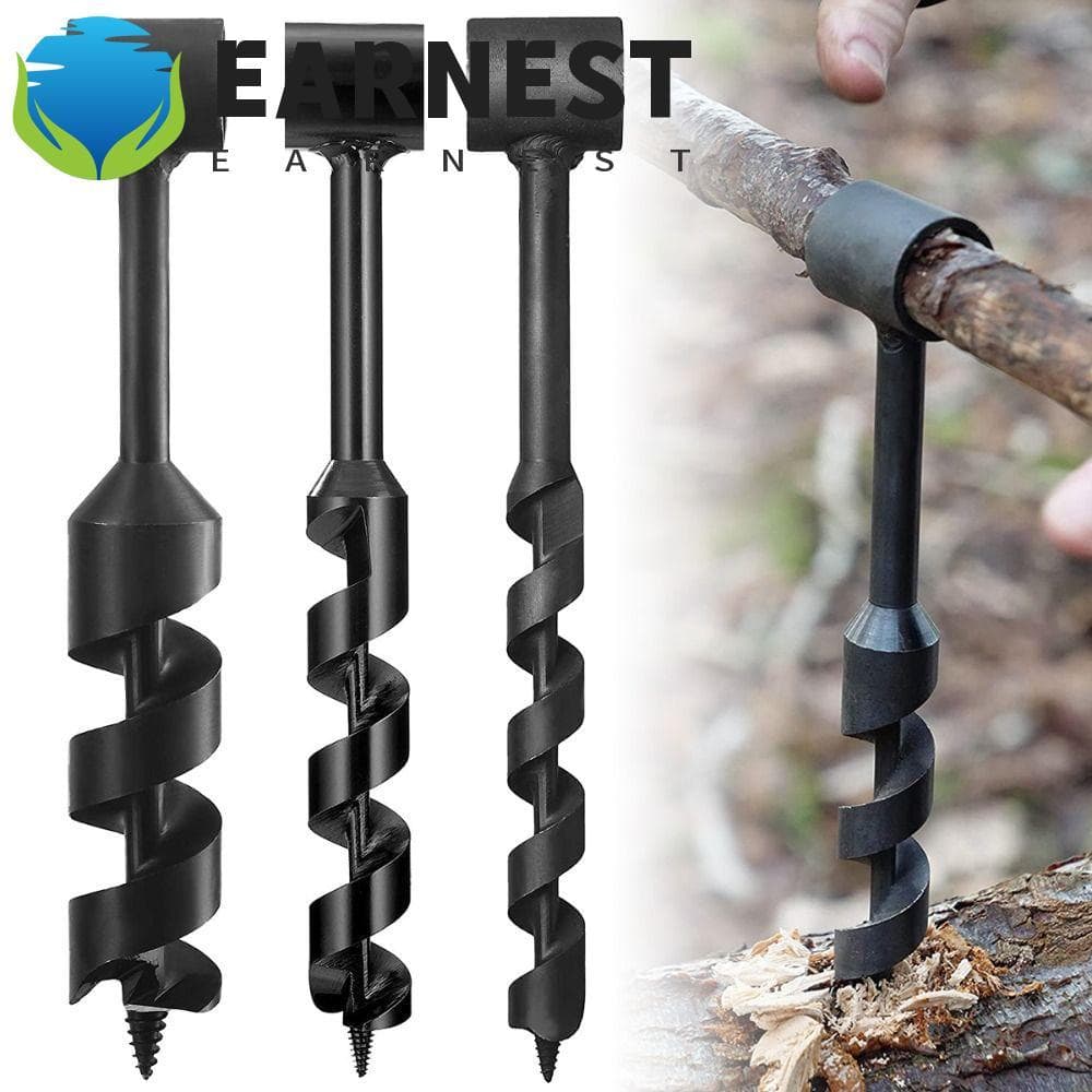 EARNEST Broca Helicoidal Bushcraft Manual Trado Buraco Fabricante Ferramenta De Engrenagem Sobrevivência Mão