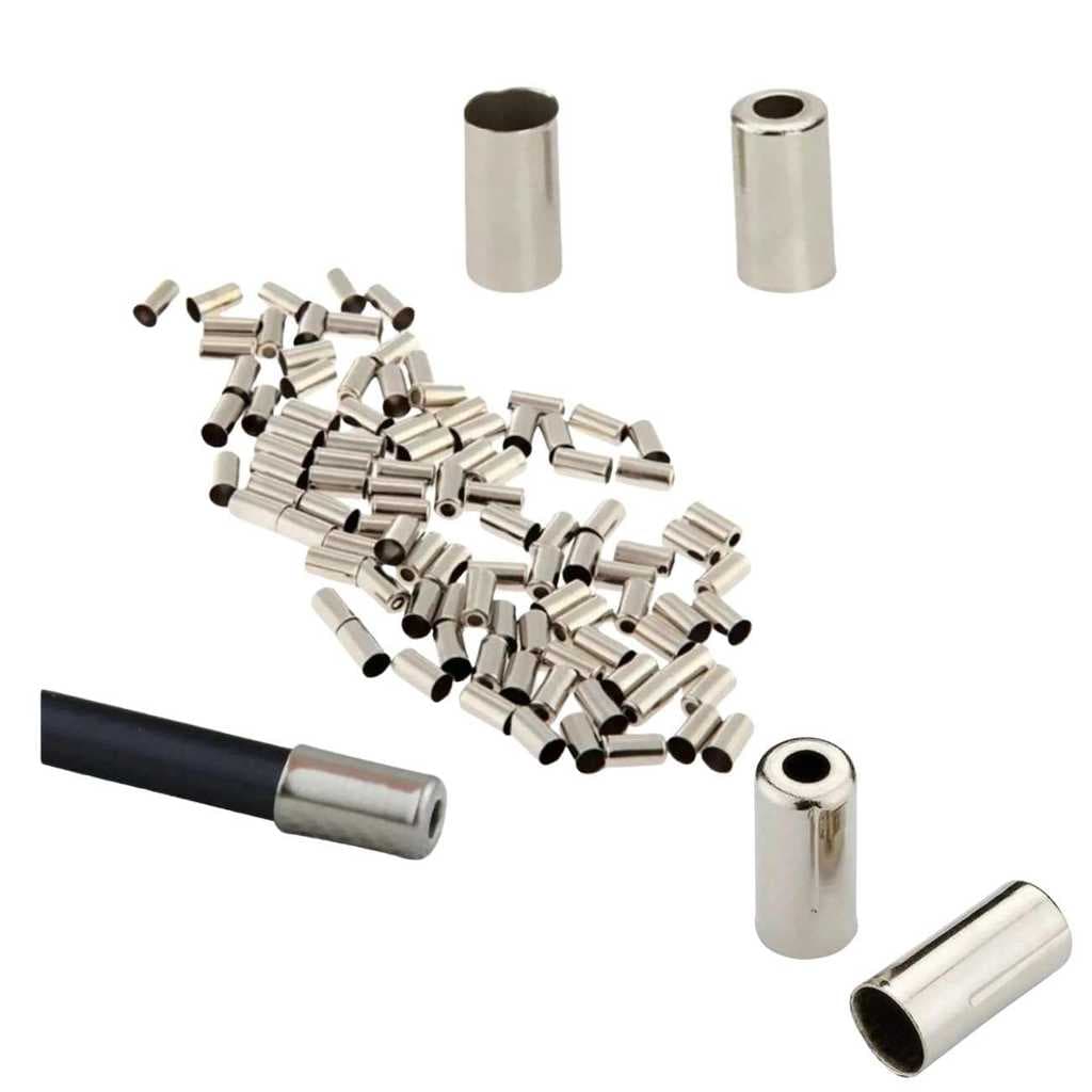 Pacote de Terminal De Conduite De Freio 5mm Para Bicicleta 100 Peças