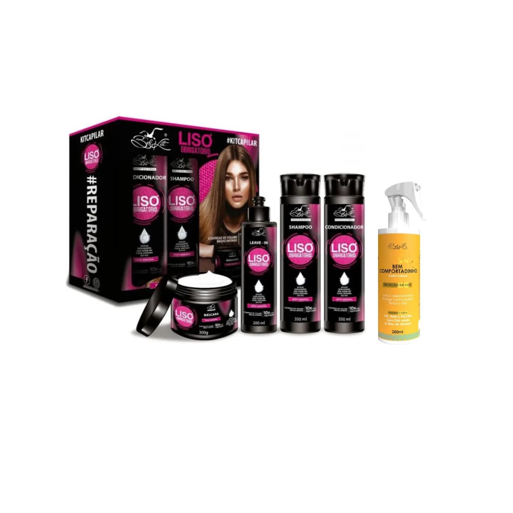 Kit Capilar Completo 4 Itens Belkit Spray Anti Desbotamento