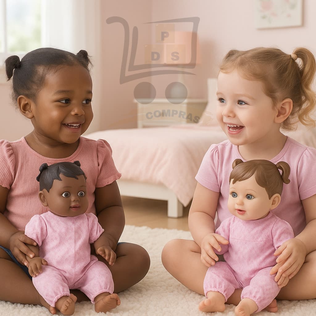 Boneca Infantil Menina Happy Doll Naninha Com Chupeta E Mamadeira Brinquedo Interativo