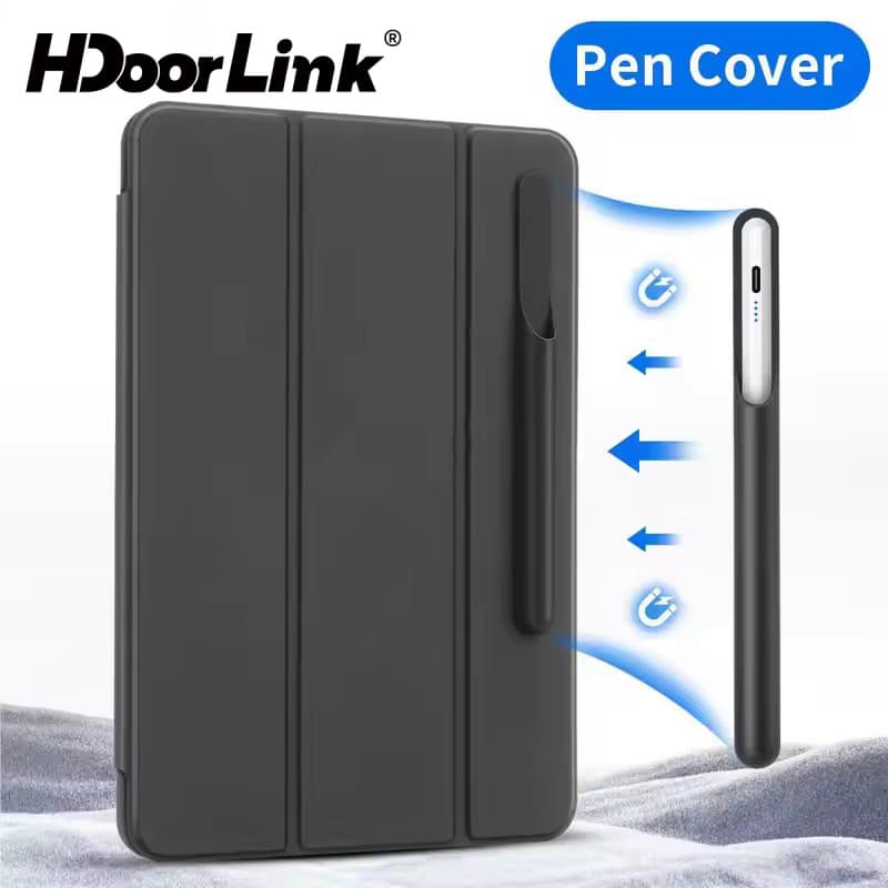 Porta-Lápis Adesivo HdoorLink Para Aple Pencil Pro 3 2 1 Stylus Suporte Slot De Caneta De Sucção Magnética Macia
