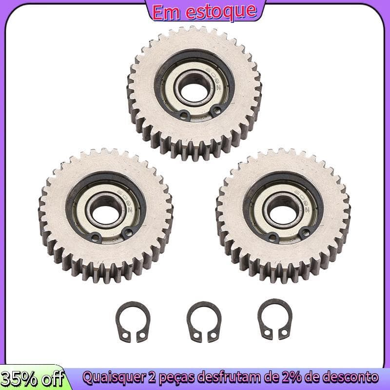 3 Pçs Bicicleta Elétrica Engrenagem Planetária 608Z 36 Dentes Engrenagens Do Motor De Aço E-Bike Peças Para Motores 38mm