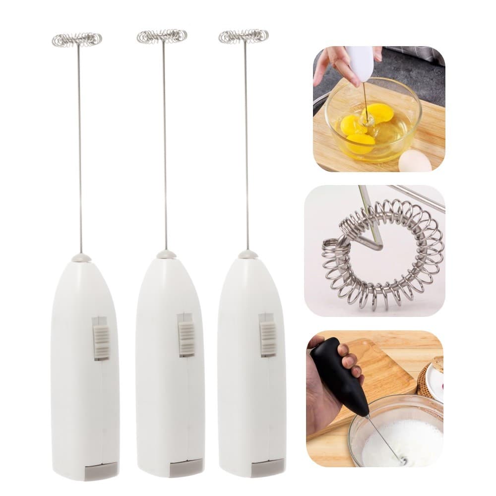 Kit 3 Mixer Misturador Mexedor de Bebidas Leite Café Claras Ovos Lyor