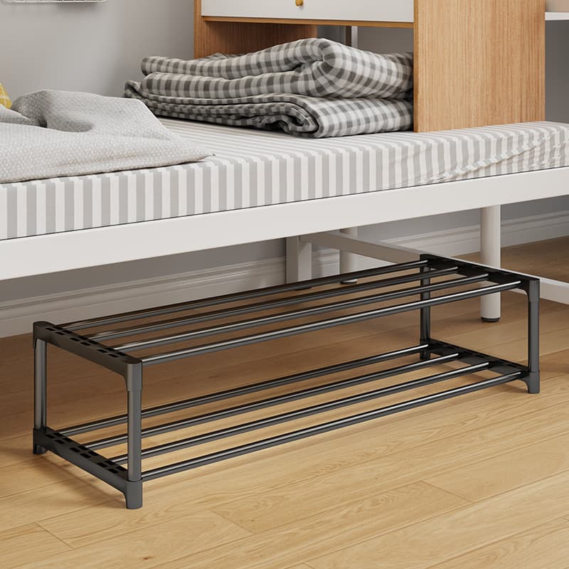 Rack de sapato simples, porta doméstica, dormitório, aluguel de cama, armazenamento inferior, multicamadas, doméstico so