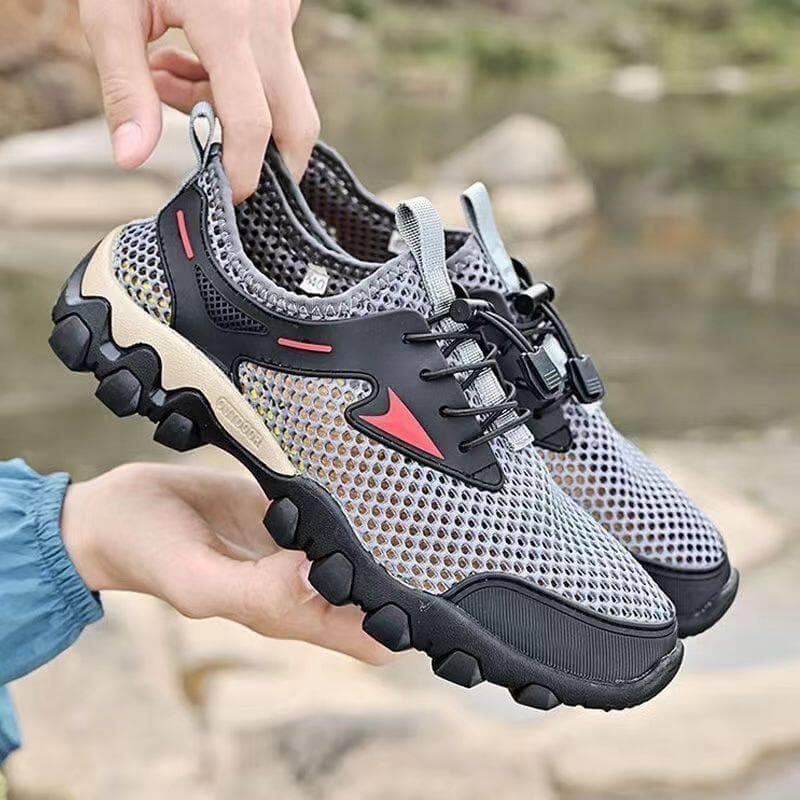 Verão respirável sapatos de praia sapatos de trabalho de sola macia Anti-deslizamento resistente ao desgaste trabalho sa