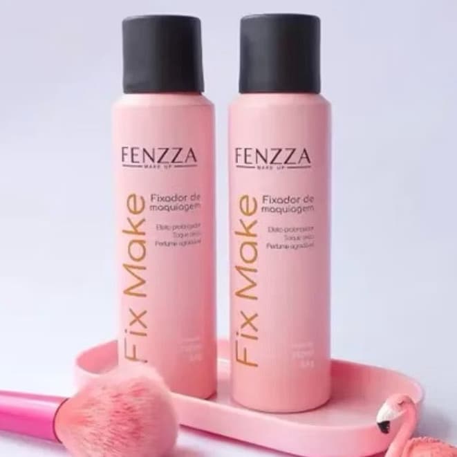 Spray Fixador de Maquiagem Fenzza Toque Seco Longa Duração