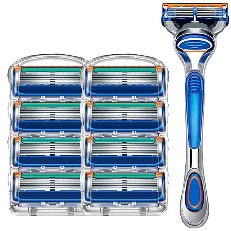Alemanha Universal barbear 5 Manual navalha de cinco camadas lâmina de barbear masculino alemão cabeça lidar com