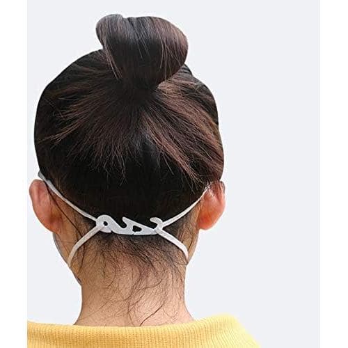 Ear Loop Extender Clip for Face Mask - 10 Pack of Ear Saver Clips for Face Mask - Stay Put Style Extender Clip Turns Fac
