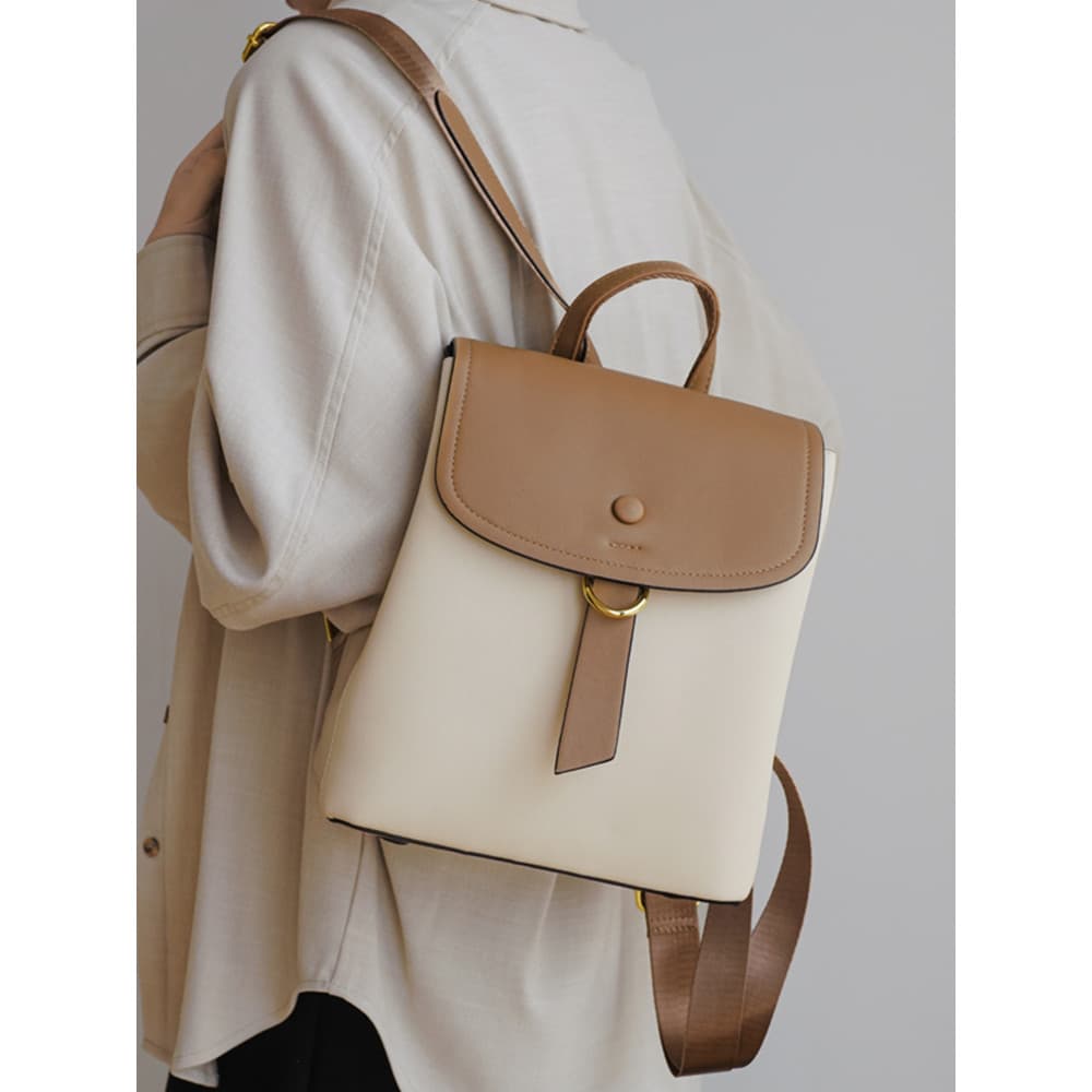 Francês MKCLACK francês High-End Commuter diário All-Match mochila de grande capacidade lazer viagem mochila feminina