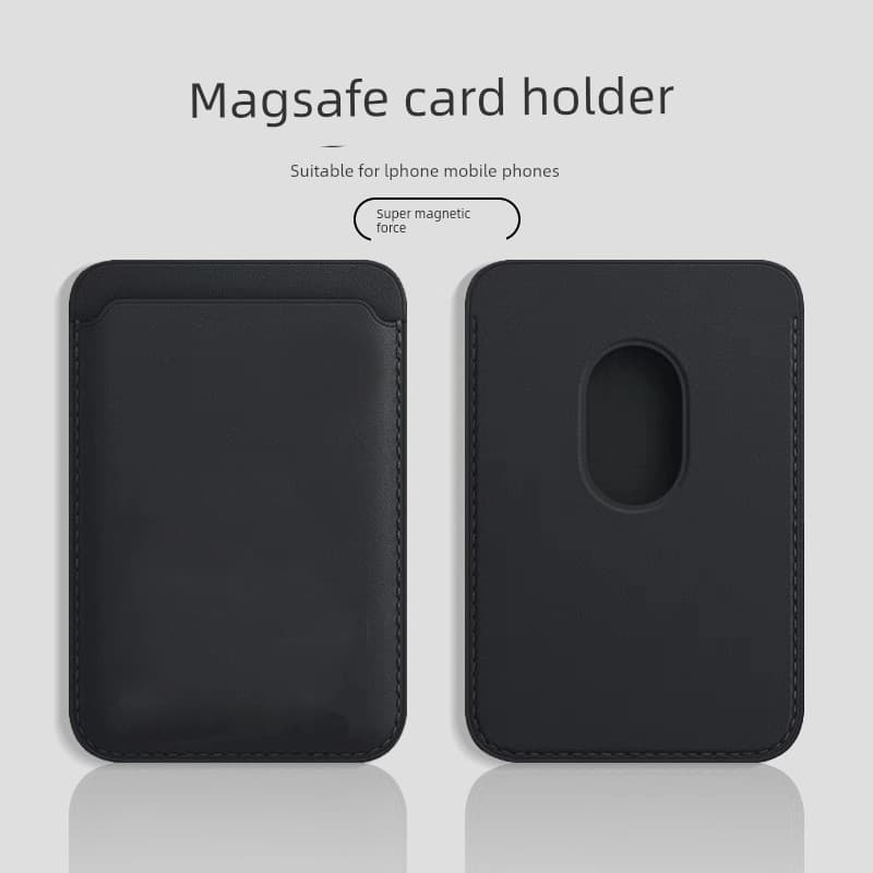 carteira magsafe Porta-cartões magnético MagSafe Cor sólida adequado para homens e mulheres Street Wear Traffic Subway C