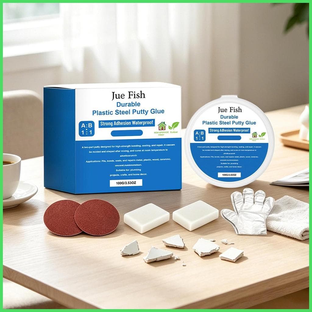 Massa Epóxi De Aço À Prova D'água , Creme Resistente A Rachaduras Com Luvas , Kit De Reparo De Para yontnbr Automotivo