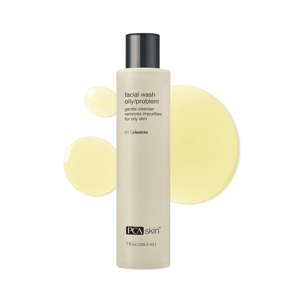 PCA Sabonete Facial Hidratante para Pele Oleosa, Limpador Facial Suave, Minimiza Erupções, Frasco de 7 fl oz PU3A