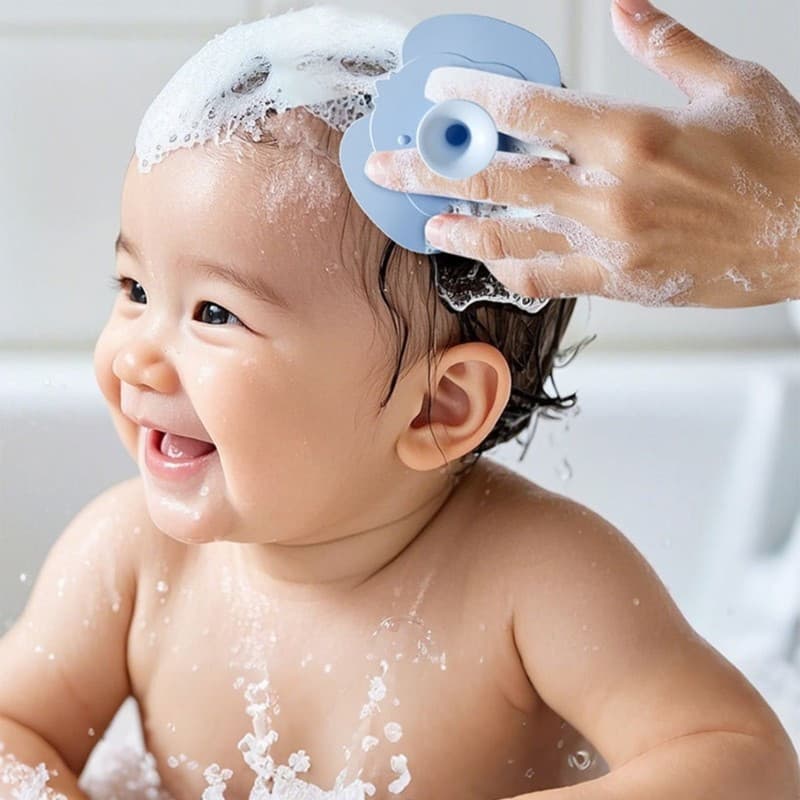 YYS Escova De Banho De Bebê Cabelo De Silicone Massagem Para Pele Delicada Desfrute De Experiência Infantil Confortável