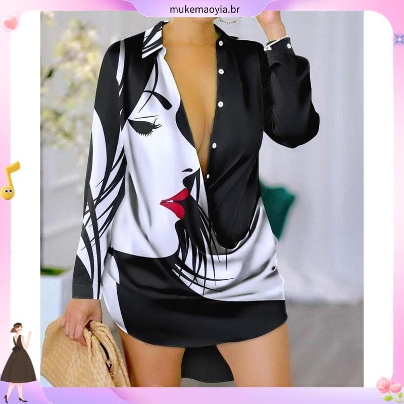 Solto Manga Longa Boho Festa Vintage Clube Vestido 2023 Mini Casual Primavera Outono 2023