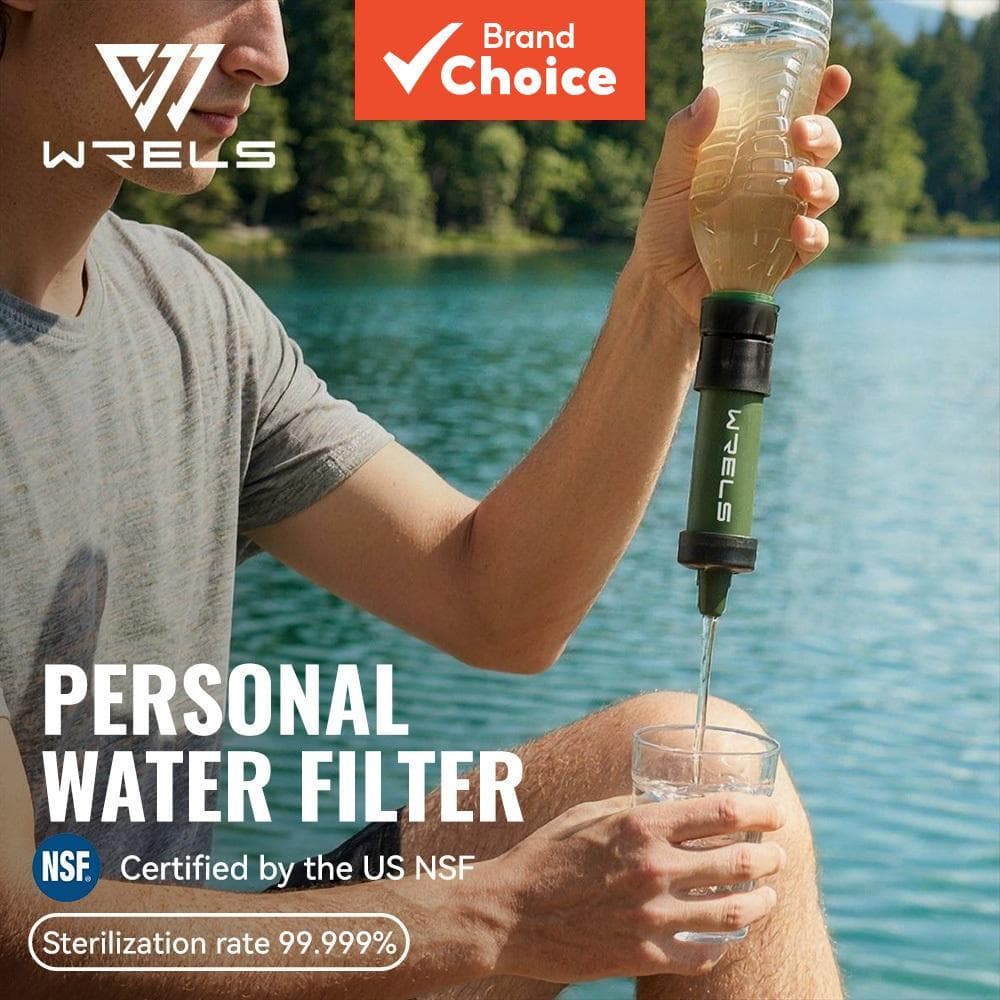 Purificador De Água Portátil Elegante WRELS-Construção Durável Eficiente Ideal Para Uso Doméstico E Externo WF07