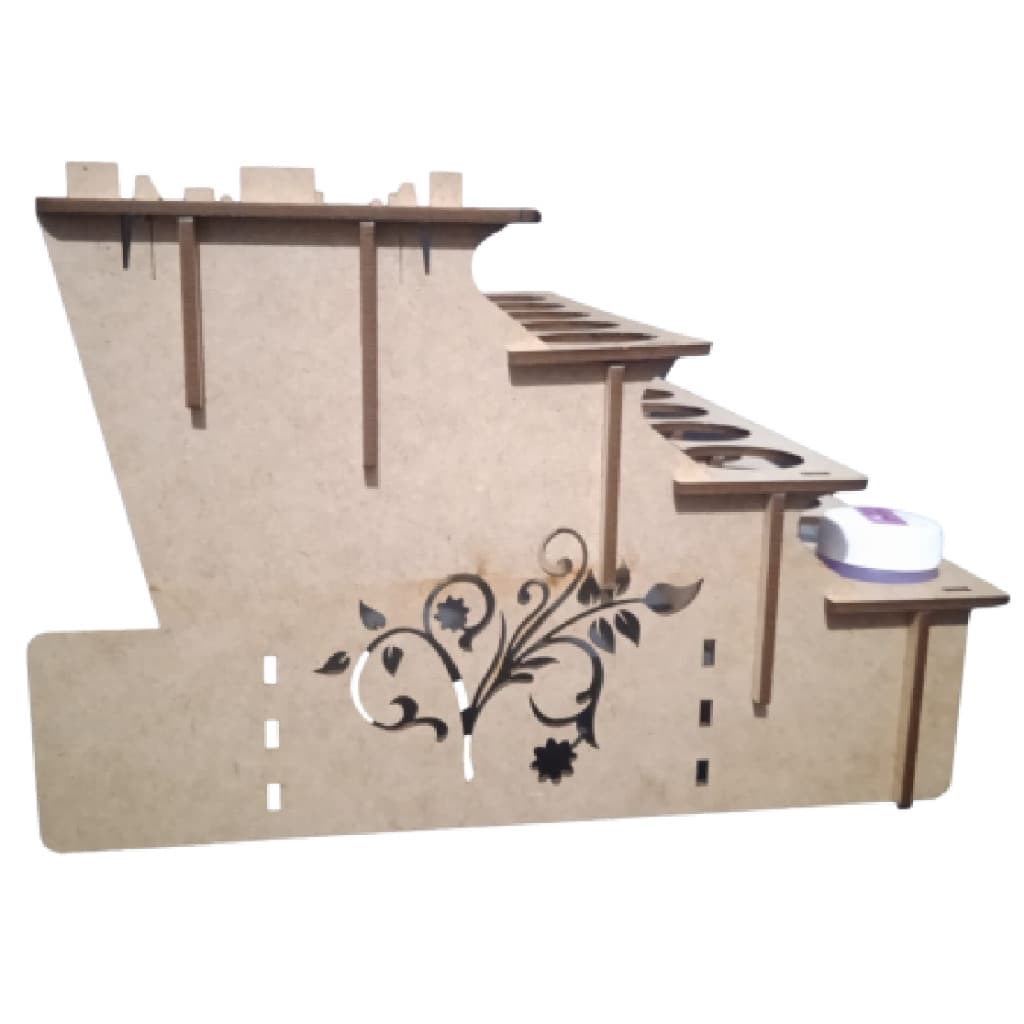 Suporte Porta Glitter Pó Decoração Para 25 Unidades Confeiteiro Confeitar