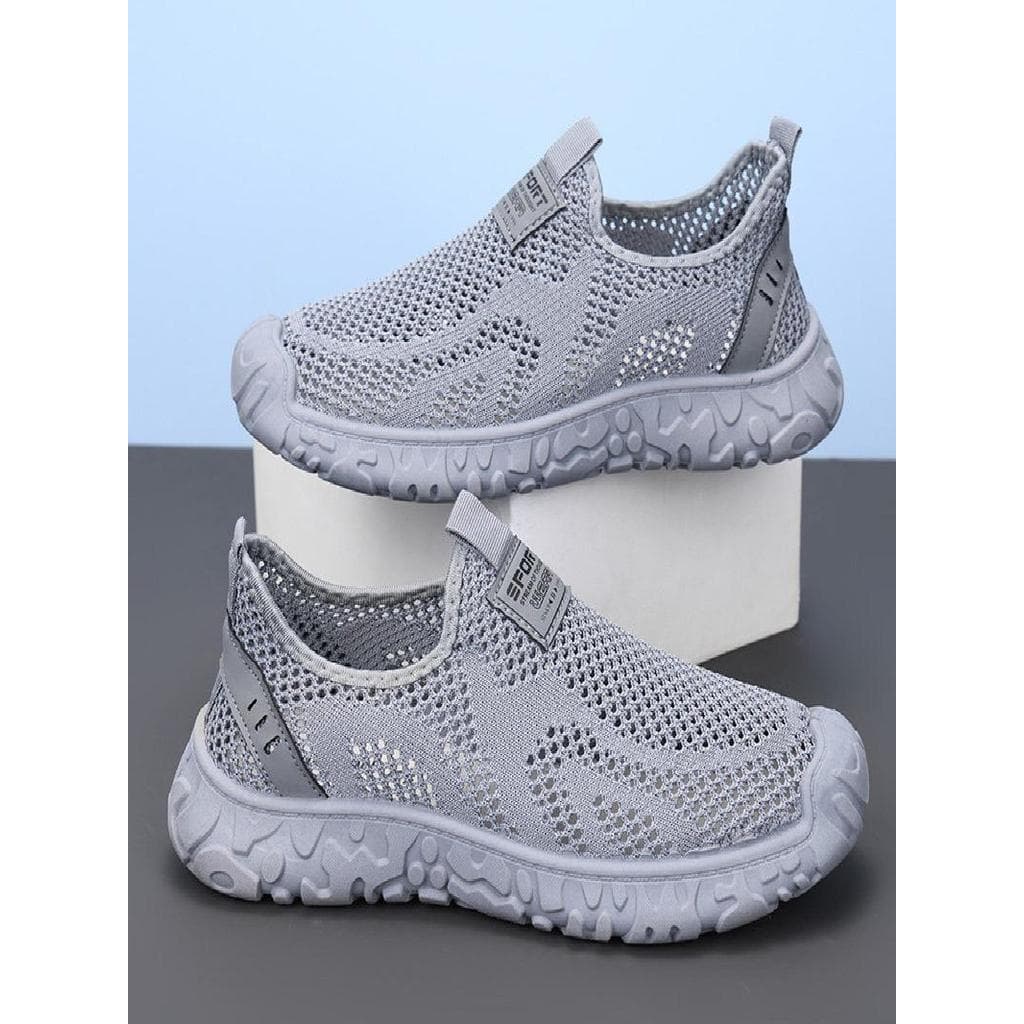 Verão velho pequim sapatos de pano masculino novo estilo malha respirável pai sapatos Anti-deslizamento sola macia desli