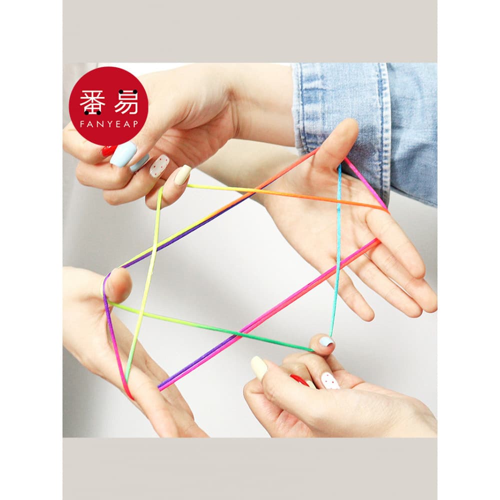 Flip Rope A1pq801-Crianças Flip Rope Estudante Corda Trançada Corda de Mão Colorida Escolha Corda Brinquedos de Lazer