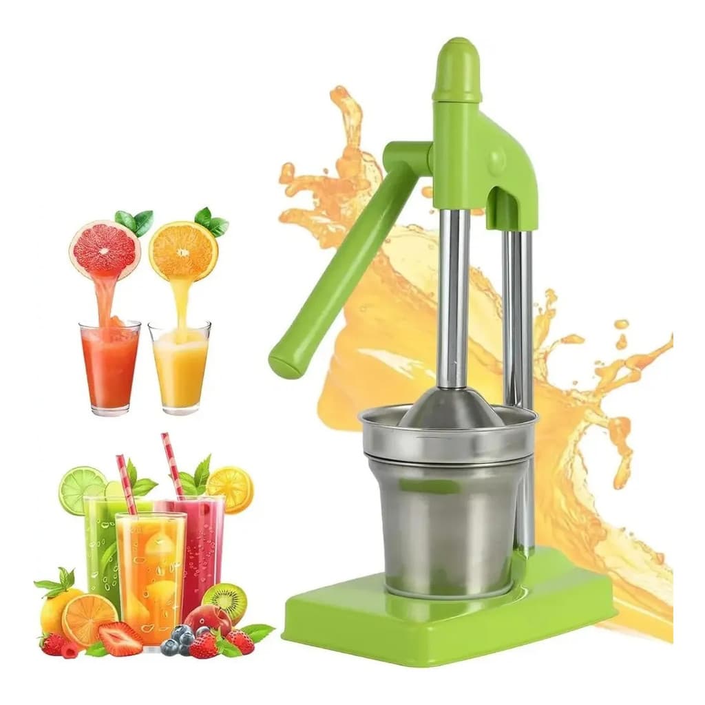 Espremedor De Suco Frutas Em Ferro Fundido Prensa Manual