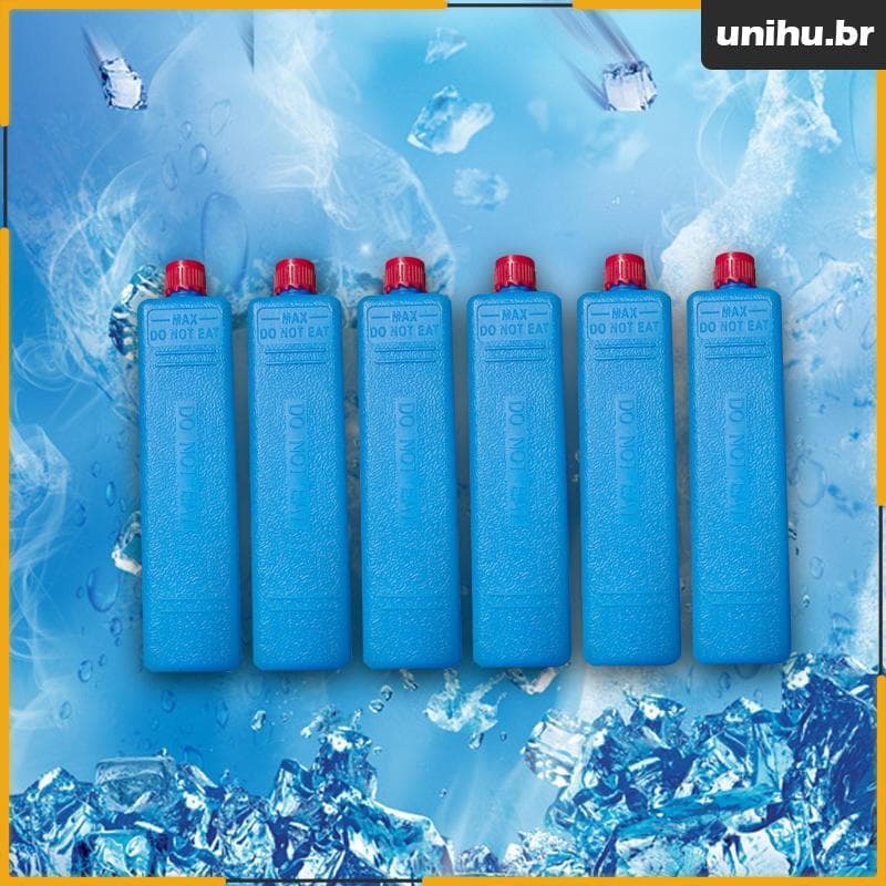 [Unihu] Caixa De Cristal De Gelo De Ar Condicionado Universal PETG Blocos De Freezer De Armazenamento Frio Para Refriger